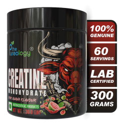 thepureology Creatine Monohydrate Micronized   (300 g, Pink Guava)