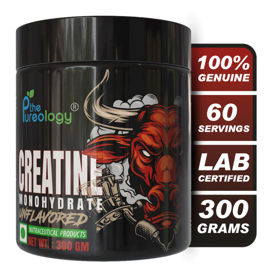 thepureology Creatine Monohydrate Micronized   (300 g,  Unflavoured)