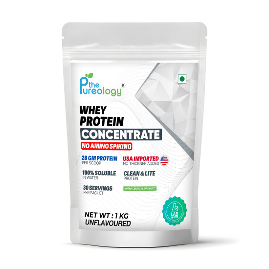  Whey Protien | Concentrate (80%) Whey Protein  (1 kg, Unflavoured)