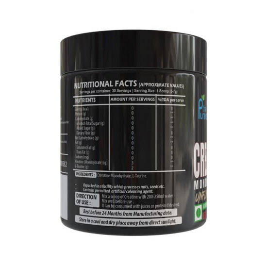 thepureology Creatine Monohydrate Micronized   (150gm, Unflavoured)