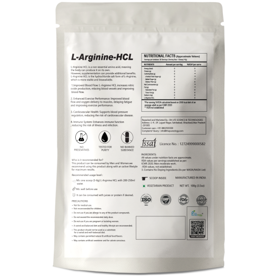 thePureology L-Arginine HCL, 20 Servings, Blueberry Flavour, 100 grams thePureology L-Arginine HCL, 20 Servings, Blueberry Flavour, 100 grams