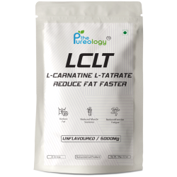 thePureology L-Carnitine & L-Tartrate LCLT Unflavoured Supplement, 5000mg per Serving, 20 Servings, 100gm