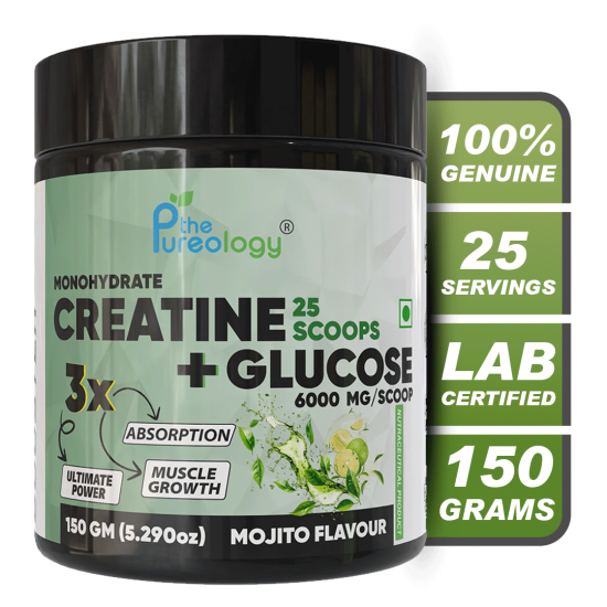 Monohydrate Creatine + Glucose Creatine (150 g, Mojito) Monohydrate Creatine + Glucose Creatine (150 g, Mojito)