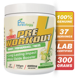 thepureology Pre Workout 8000mg  (300 g, Mojito)