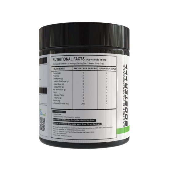 thepureology L-Citrulline DL-Malate Jar  (150 g, Unflavoured)