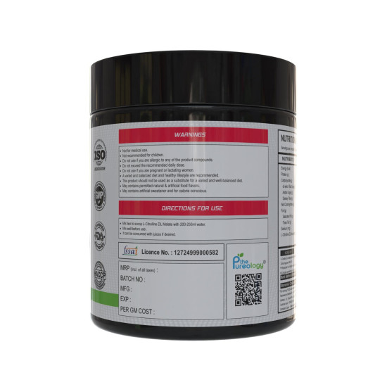 thepureology L-Citrulline DL-Malate Jar   (150 g, Watermelon)