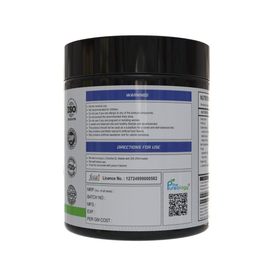 thepureology L-Citrulline DL-Malate Jar  (150 g, Blueberry)