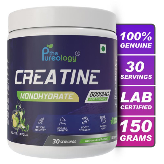 thepureology Creatine Monohydrate Micronized (150gm,Mojito ) thepureology Creatine Monohydrate Micronized (150gm,Mojito )