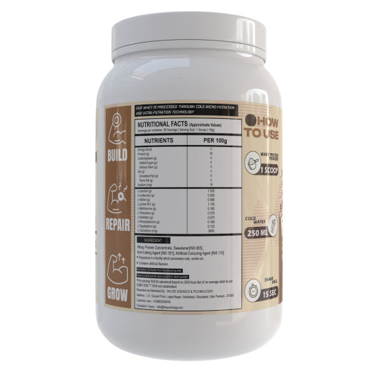 thepureology Protien | Whey Concentrate Whey Protein (1050 g, Milk Caramel ) thepureology Protien | Whey Concentrate Whey Protein (1050 g, Milk Caramel )