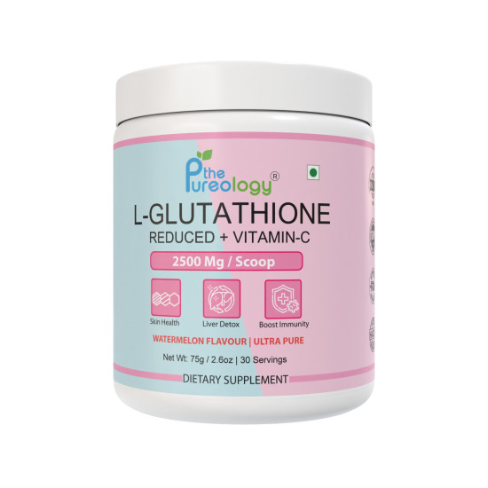 thePureology Glutathione 1500 Mg + Vitamin C 1000 Mg (75gm) Watermelon