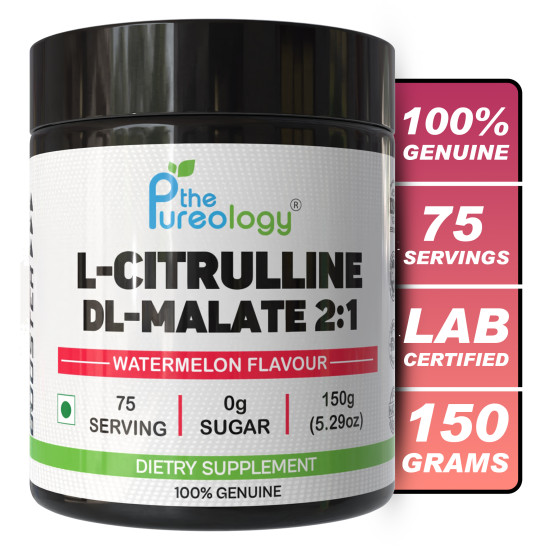 thepureology L-Citrulline DL-Malate Jar   (150 g, Watermelon)